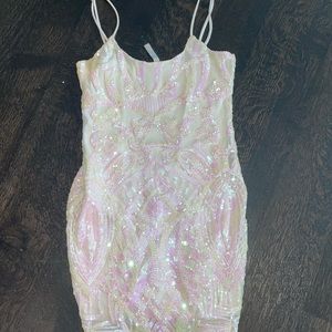 lucy and the sky white dress